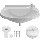 Pia Lavatório Banheiro 8l + Torneira Reforçada Branca