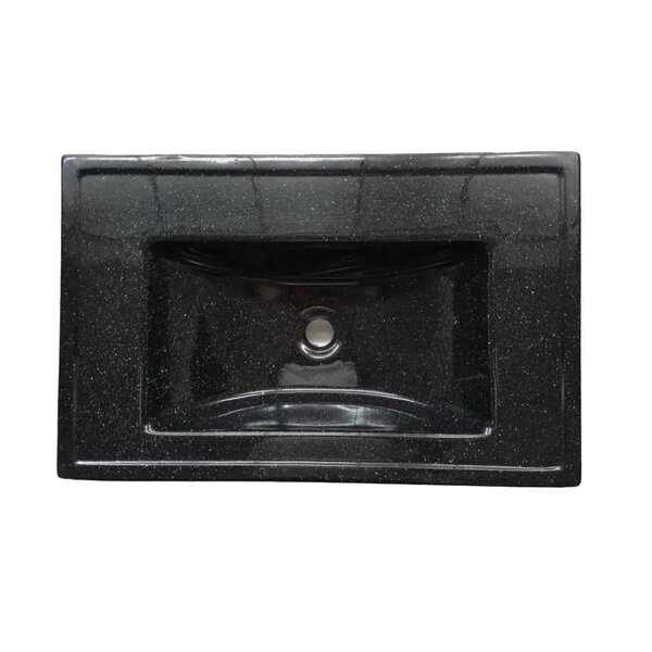 Pia Lavatório Em Mamore Sintetico 59,5cm X 37,5cm Dvg Decoral