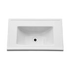 Pia Lavatorio Em Mamore Sintetico 59,5cm X 37,5cm Dvg Decoral