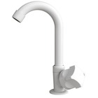 Pia Lavatório Plástico 4,8l Preta + Sifão Sanfonado Universal