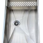 Pia Luxo De Inox Cozinha Louça Retangular Com Escorredor