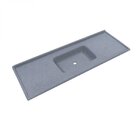 Pia Para Cozinha Em Marmore Síntetico 100cm X 50cm Premium Dv