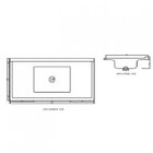 Pia Para Cozinha Em Marmore Síntetico 100cm X 50cm Premium Dv