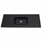 Pia Para Cozinha Em Marmore Síntetico 100cm X 50cm Premium Dv