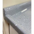 Pia Para Cozinha Em Mármore Sintético Com Cuba Em Aço Inox 14