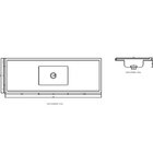 Pia Para Cozinha Em Marmore Síntetico E Cuba Em Inox 150cm X