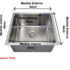 Pia Para Sacada De Apartamento E Casa Gourmet 40x40