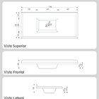 Pia Sintética Para Cozinha 120cm X 55cm