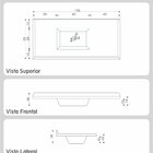 Pia Sintética Para Cozinha 120cm X 55cm