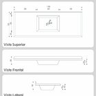 Pia Sintética Para Cozinha 150cm X 55cm