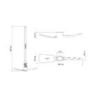Picareta Alvião Tramontina Em Aço Tamanho 5 Com Cabo De Madei