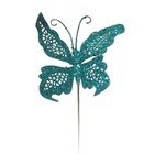 Pick Borboletas Natal Decoração Decoração Cor Azul Turquesa