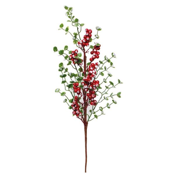 Pick Galho Natalina C/frut/folh Vrm/vrd 1u 75x12x5cm 1207006