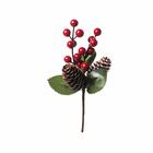 Pick Galho Natalino C/frut/pinh/folh 1un 20x10x10cm 1591569