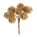 Pick Natalino C/12 Pinhas Dourad/glitt 1un 10x8x6cm 1920225