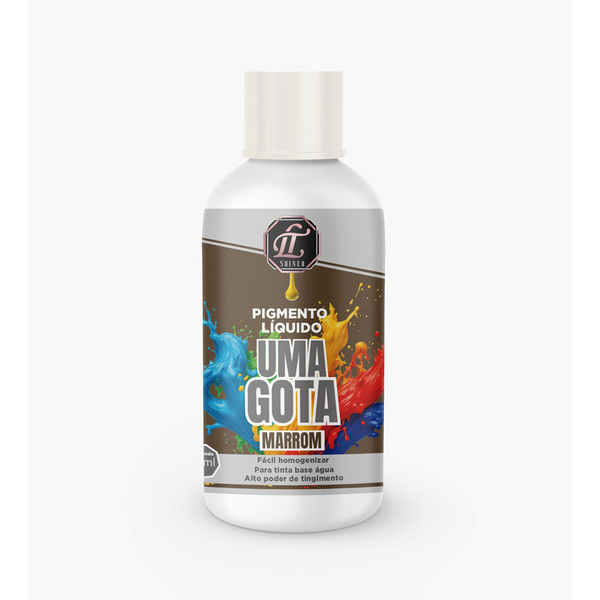 Pigmento Uma Gota LT Shiner 50ml Marrom