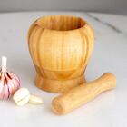 Pilao Amassador De Temperos Em Bambu Ecokitchen Mimo Style Bm