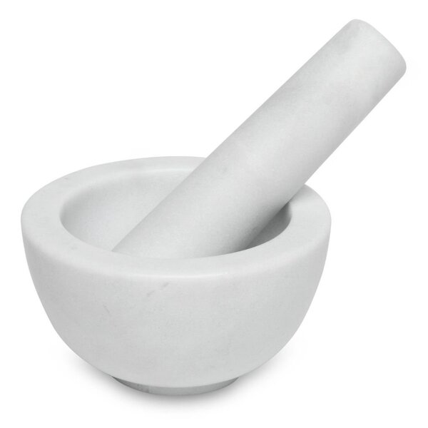 Pilão Com Socador Em Mármore - Oxford Porcelanas