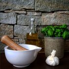 Pilão De Cerâmica E Socador Madeira De Carvalho Legnoart