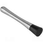 Pilão Ice Pick De Metal Prateado Para Preparo De Drinks Luxo