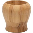 Pilão Socador Table Bambu Para Alho Pimenta Temperos Cozinha