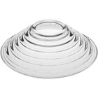 Pilar Centro Mesa Decorativo Enfeite 10x34x34cm Vidro Transpa