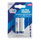 Pilha Aa Pequena C/ 2 Unidades Alcalina I2go