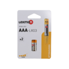 Pilha AAA Alcalina Lexman 2 unidades