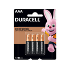 Pilha Alcalina AAA 4 Unidade(s) Duracell