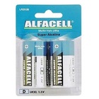 Pilha Alcalina D2 Grande Alfacell 10 Unidades Aquecedor A Gás