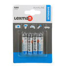 Pilha Alcalina LR03 AAA 1.5V 4pcs Lexman