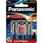 Pilha Alcalina Premium Panasonic Aa Pequena Cartela C/6 Lr6eg