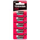 Pilha Bateria A 23 12v Alcalina Cartela C/ 5 Unid Toshiba