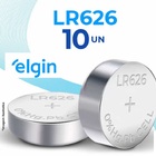 Pilha Bateria Botao Lr626 Ag4 1,5v Cartela 10un Elgin