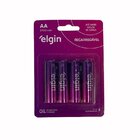 Pilha Recarregavel Aa Elgin (blister C/4)