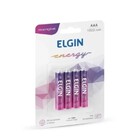 Pilha Recarregável Elgin Aaa 1.2v 1000 Mah Blister C/4 82171