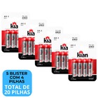 Pilha Zinco Aa Alta Qualidade 1 5v R6 Kian 20 Pilhas