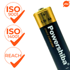 Pilha Zinco Carvão Aa 24 Unidades Powershiba