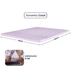 Pillow Top Casal Anatomic High Resilience Espuma Premium BF C