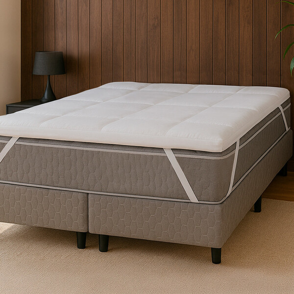 Pillow Top Casal Macio De Manta Siliconada Antialérgico 200 F