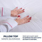 Pillow Top Casal Macio De Manta Siliconada Antialérgico 200 F