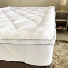 Pillow Top Diamond Queen 1,58m X 1,98m X 4cm - Branco