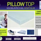 Pillow Top Hospitalar Anti Escaras Viscoelástico Gel Infusion