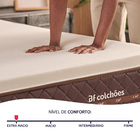 Pillow Top King Espuma Hiper Soft Hipoalergênico 193x203cm BF