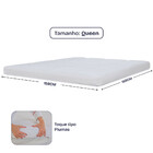 Pillow Top Manta Premium Queen Ultra Macio De Fibra Siliconad
