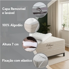 Pillow Top Ortobom 200 Fios Percal 100 Algodão Hipoalérgico