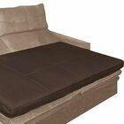 Pillow Top Para Sofá Reclinável 10cm 1200g/m² 180x90cm Marrom