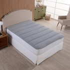 Pillow Top Queen Cotton Malha Algodão Super Macio - Cinza