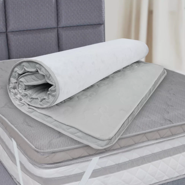 Pillow Top Queen Espuma Viscoelástico Poliester Preto