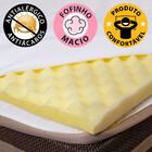 Pillow Top Queen Massageador Casca De Ovo Espuma D23 158x198x
